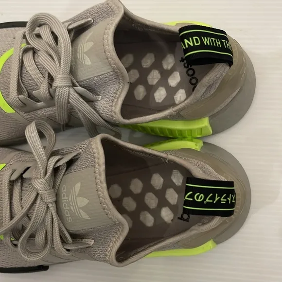 ADIDAS NMD_R1 SIGNAL GREEN RUNNING SNEAKERS MENS SIZE 12