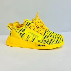 ADIDAS ORIGINALS 3-STRIPES ALL OVER PRINT NMD R1V2 J  RUNNING SNEAKERS FZ6236