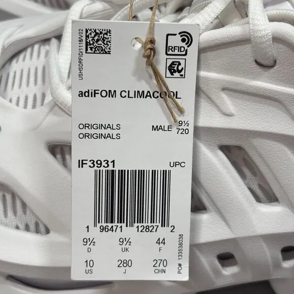 adidas Originals AdiFom Climacool Triple White Men Unisex Casual Shoes IF3931