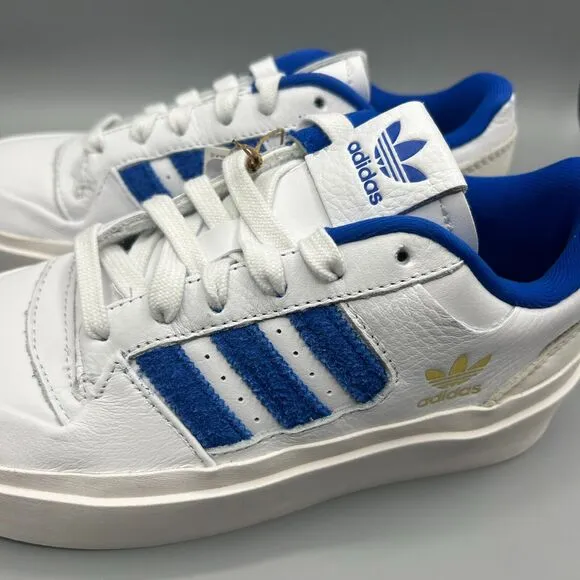 Adidas Originals Forum Bonega W White Blue Women Casual Platform Shoes S…