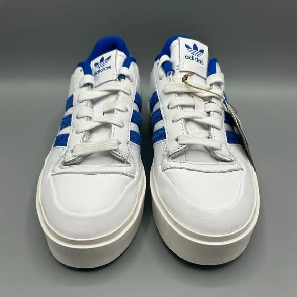 Adidas Originals Forum Bonega W White Blue Women Casual Platform Shoes S…