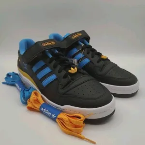Adidas Originals Forum Low Men's Size 11 Black Blue Gold Sneakers Retro FZ5890