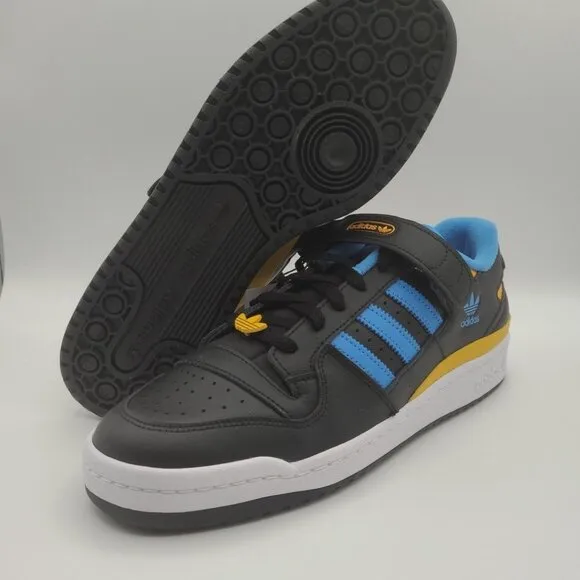 Adidas Originals Forum Low Men's Size 11 Black Blue Gold Sneakers Retro FZ5890