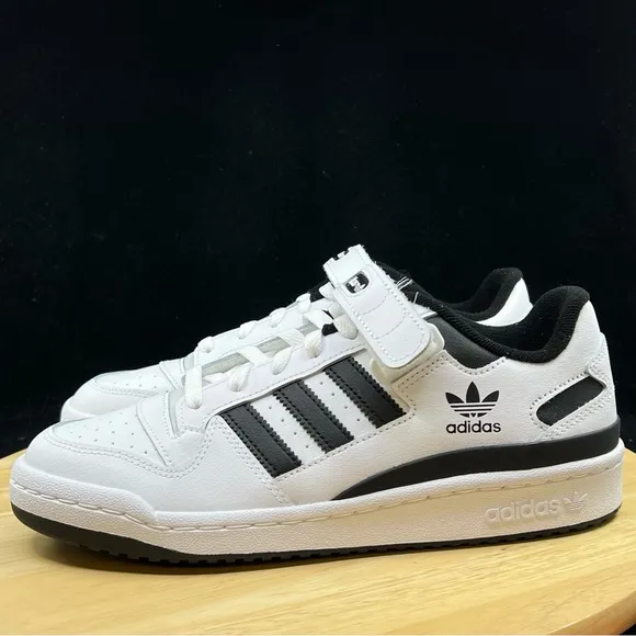 Adidas Originals Forum Low Shoes White Black FY7757 Men's Multi Size NEW