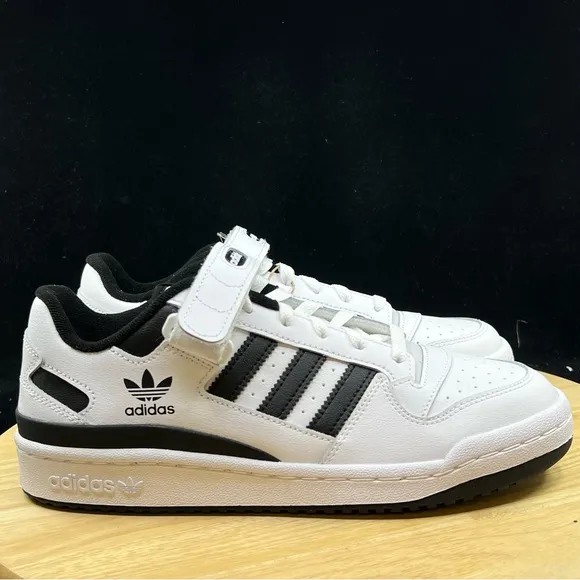 Adidas Originals Forum Low Shoes White Black FY7757 Men's Multi Size NEW