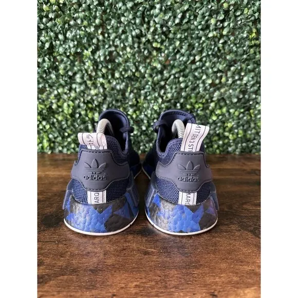 adidas Originals NMD R1 Big Kid Size 6 Women Size 7.5 Navy White FU66779 Shoes
