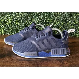 adidas Originals NMD R1 Big Kid Size 6 Women Size 7.5 Navy White FU66779 Shoes
