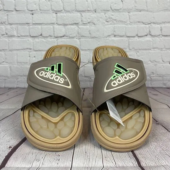 Adidas Originals Reptossage 'Chalky Brown' Slides Sandals Mens Size 10 (GY4552)