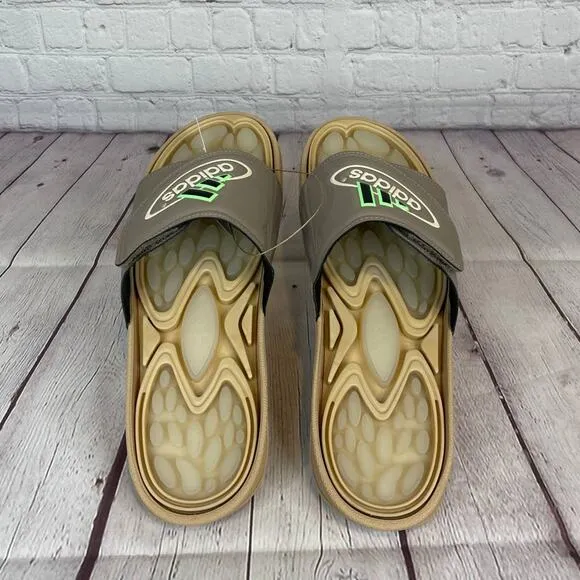 Adidas Originals Reptossage 'Chalky Brown' Slides Sandals Mens Size 10 (GY4552)