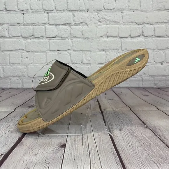 Adidas Originals Reptossage 'Chalky Brown' Slides Sandals Mens Size 10 (GY4552)