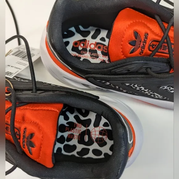 Adidas Ozelia Rich Mnisi Black Orange GW0547 Running sneakers shoes Women's 7.5