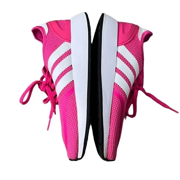 adidas Pink Cloudfoam Running Sneakers Size 4 Big Girl's