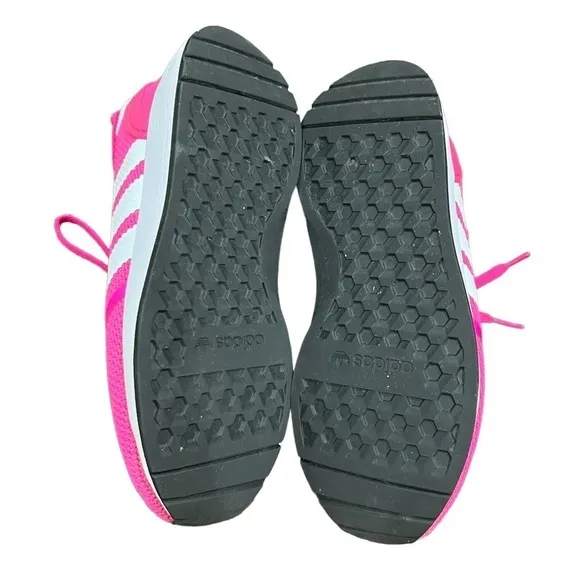 adidas Pink Cloudfoam Running Sneakers Size 4 Big Girl's