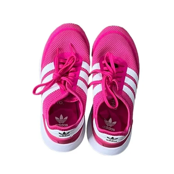 adidas Pink Cloudfoam Running Sneakers Size 4 Big Girl's