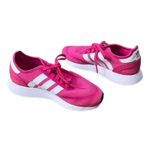 adidas Pink Cloudfoam Running Sneakers Size 4 Big Girl's