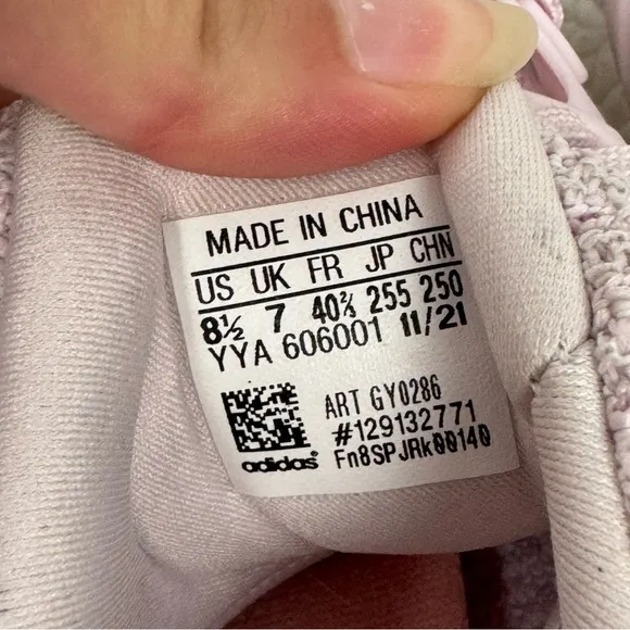 Adidas Pink Purple Ultraboost Sneakers Running Athletic