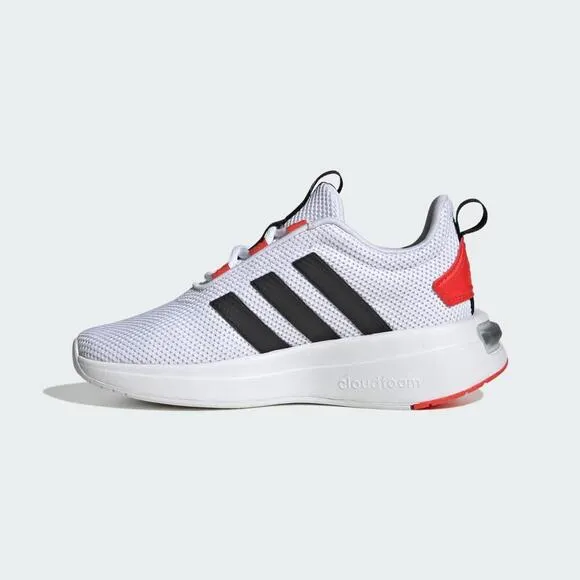 Adidas Racer TR23 IG4911 Sneakers Kids 11.5K White Low Top Casual Shoes KHD026
