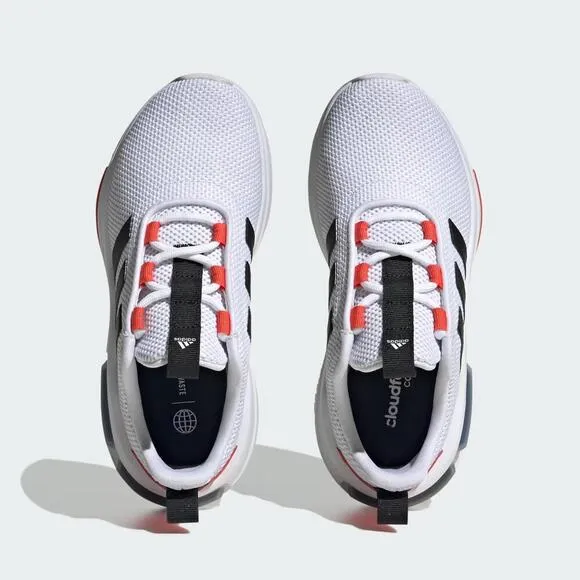 Adidas Racer TR23 IG4911 Sneakers Kids 11.5K White Low Top Casual Shoes KHD026