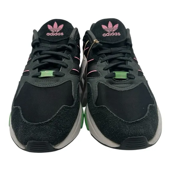 Adidas Retropy F90 Shoes Men's Size 11 Black Pink Green Sneakers Trainers HP8025