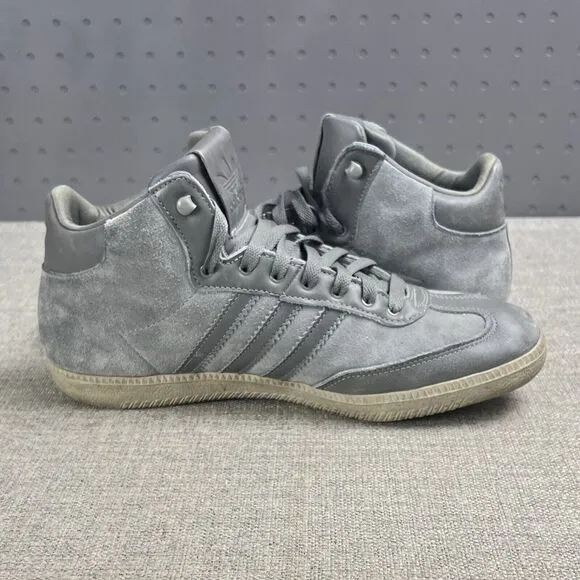 Adidas Samba Mid Grey G13169 Size 8 Gray Blue Sneakers Shoes 2010