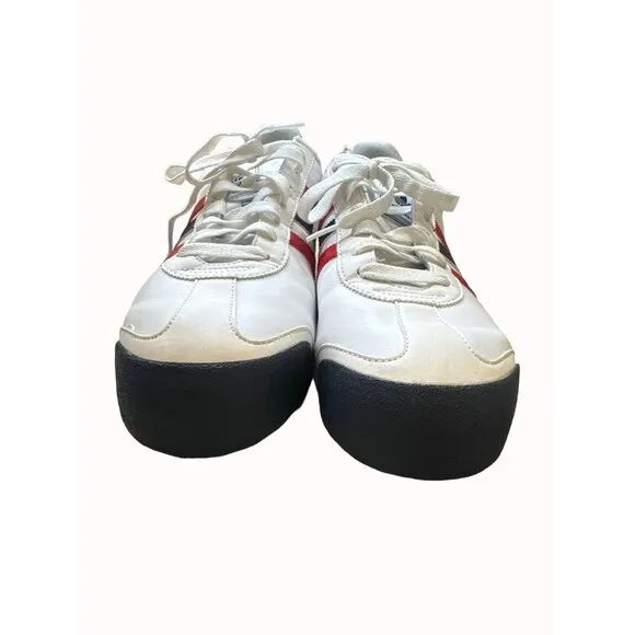 Adidas Samoa G56275 men’s white red white blue shoe sneakers size 13 SkU 4408