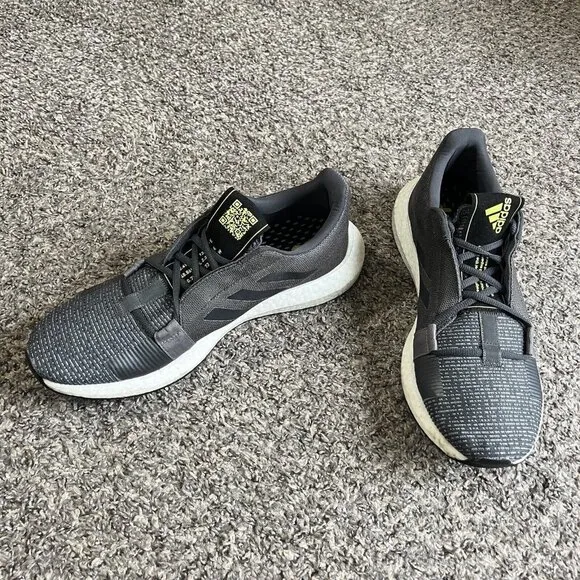 Adidas Senseboost Go Athletic Running Shoes Men's Size US 12 Sneakers Gray