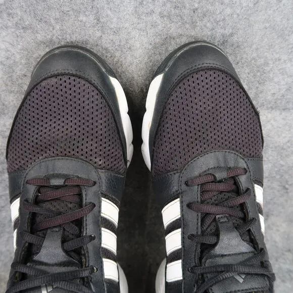Adidas Shoes Mens 7 Golf Sneaker Tech Response Sport Athletic Black White Spiked