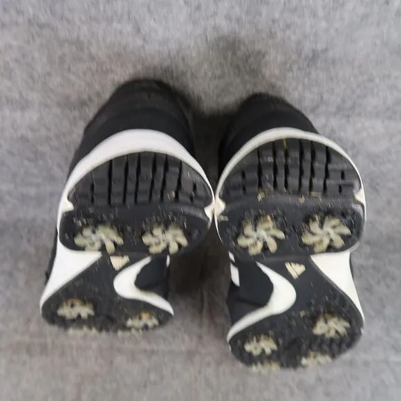 Adidas Shoes Mens 7 Golf Sneaker Tech Response Sport Athletic Black White Spiked