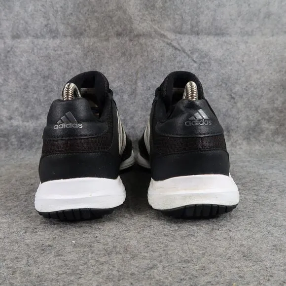 Adidas Shoes Mens 7 Golf Sneaker Tech Response Sport Athletic Black White Spiked