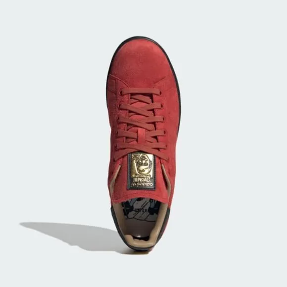 Adidas Stan Smith Peter Pan Low Mens Casual Shoes Red Black HP5581 NEW Multi Sz