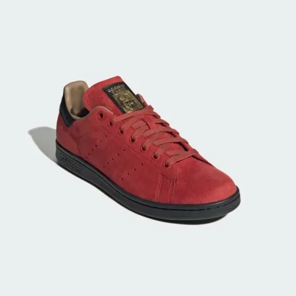 Adidas Stan Smith Peter Pan Low Mens Casual Shoes Red Black HP5581 NEW Multi Sz