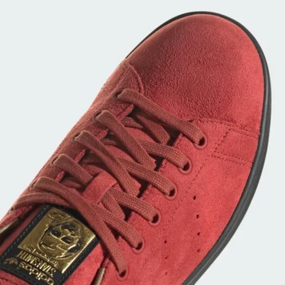 Adidas Stan Smith Peter Pan Low Mens Casual Shoes Red Black HP5581 NEW Multi Sz