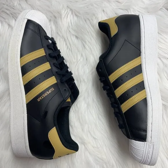 Adidas Superstar Black Mens Casual Shoes HP5498 NEW* Sz 10