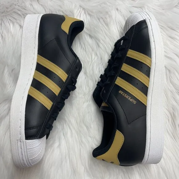 Adidas Superstar Black Mens Casual Shoes HP5498 NEW* Sz 10
