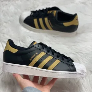 Adidas Superstar Black Mens Casual Shoes HP5498 NEW* Sz 10