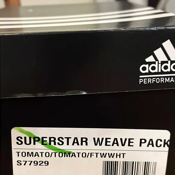 Adidas Superstar Weave Pack shoes sneakers new S77929 Tomato Men’s Sizes