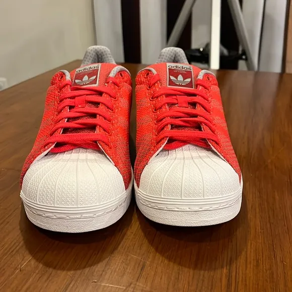Adidas Superstar Weave Pack shoes sneakers new S77929 Tomato Men’s Sizes