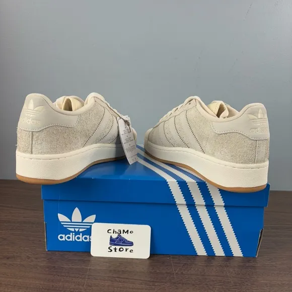 Adidas Superstar XLG Wonder White Shoes Sneakers IG2124 Woman’s Sz