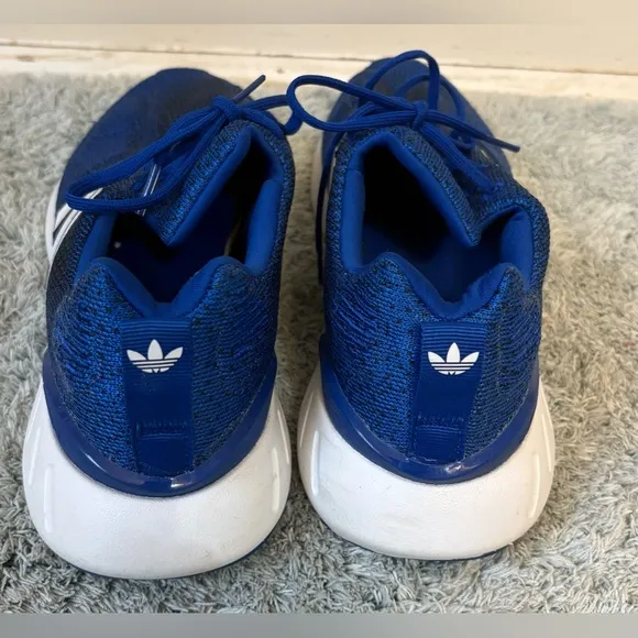 Adidas Swift Run 22 Men's Lace Up Low Top Sneakers Blue GZ3498 Size 11
