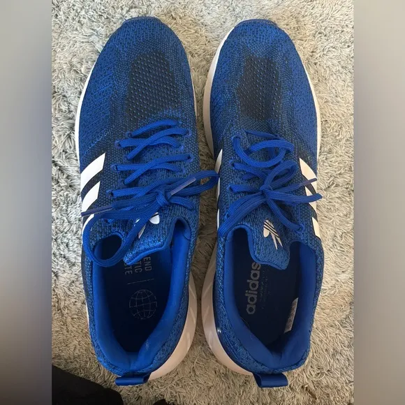 Adidas Swift Run 22 Men's Lace Up Low Top Sneakers Blue GZ3498 Size 11