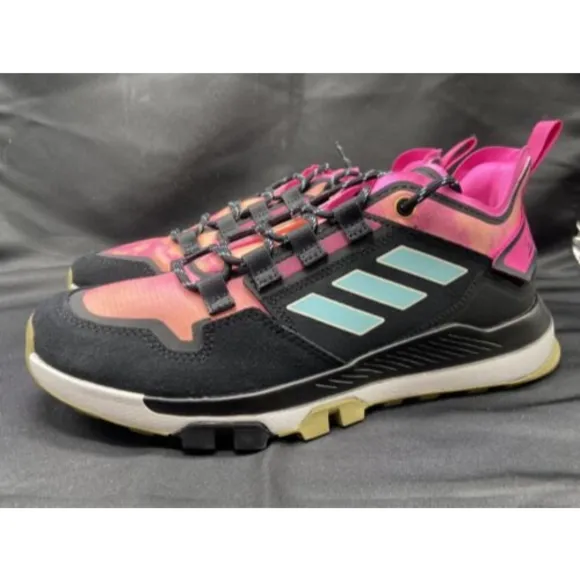 Adidas Terrex Hikster Low Hiking Shoes Tie Die Sunset pink Men’s Sz 7.5 New