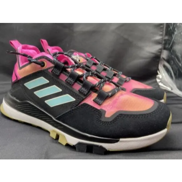Adidas Terrex Hikster Low Hiking Shoes Tie Die Sunset pink Men’s Sz 7.5 New