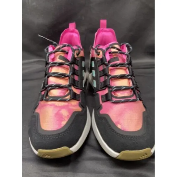 Adidas Terrex Hikster Low Hiking Shoes Tie Die Sunset pink Men’s Sz 7.5 New