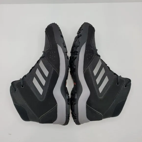 Adidas Terrex Hyperhiker Mid Youth Hiking Shoes Core Black Grey FX4186 US Size 6