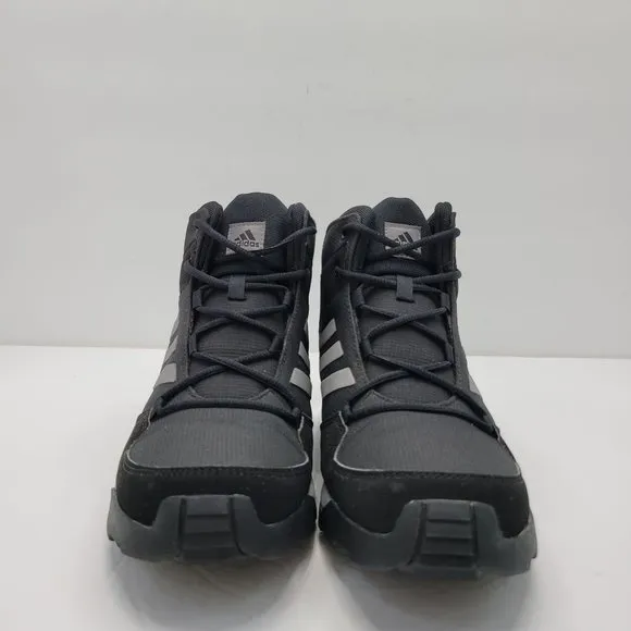 Adidas Terrex Hyperhiker Mid Youth Hiking Shoes Core Black Grey FX4186 US Size 6