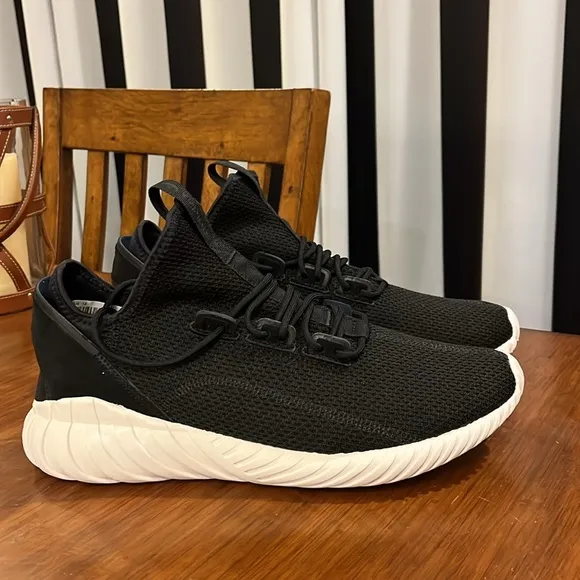 Adidas Tubular Doom Sock Shoes Sneakers new black white BY3563 Men’s Sizes