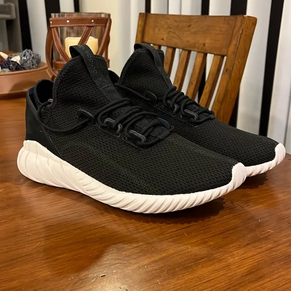 Adidas Tubular Doom Sock Shoes Sneakers new black white BY3563 Men’s Sizes