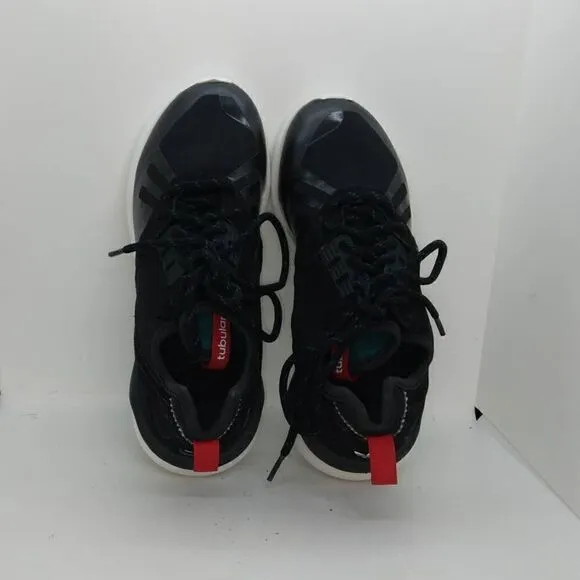 Adidas Tubular Runner Men's Pre-owned Black Weaver Running Sneakers - sz. 8