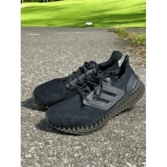 Adidas Ultra 4DFWD GX6632 LaceUp Running Sneakers Vietnam Men Size 11 Core Black