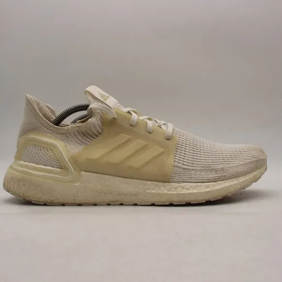 Adidas Ultraboost 19 Men's 12 Running Training Sneakers  Triple White G54008